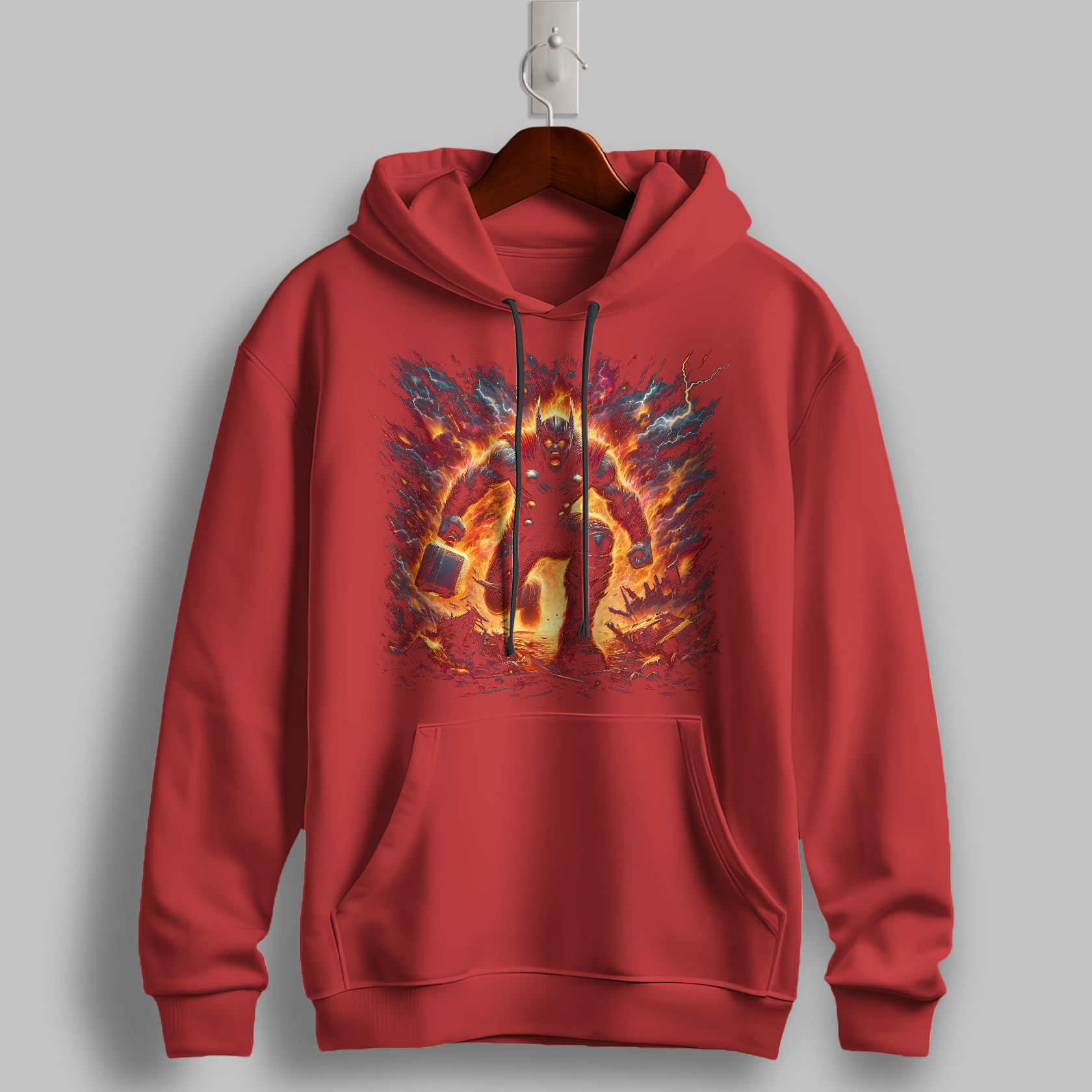 "Infernal Conqueror" Graphic Hoodie