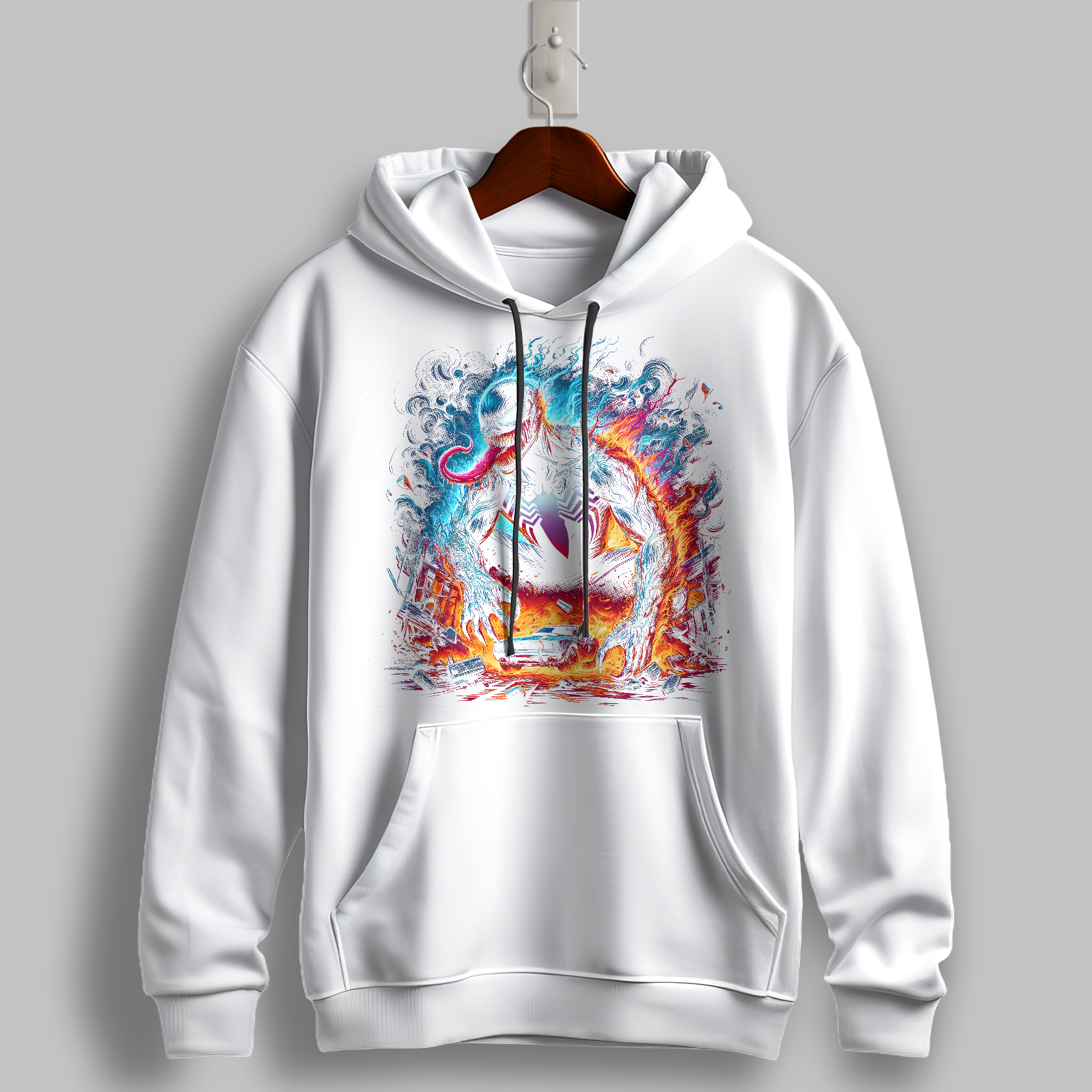 "Inferno Dragon" Graphic Hoodie