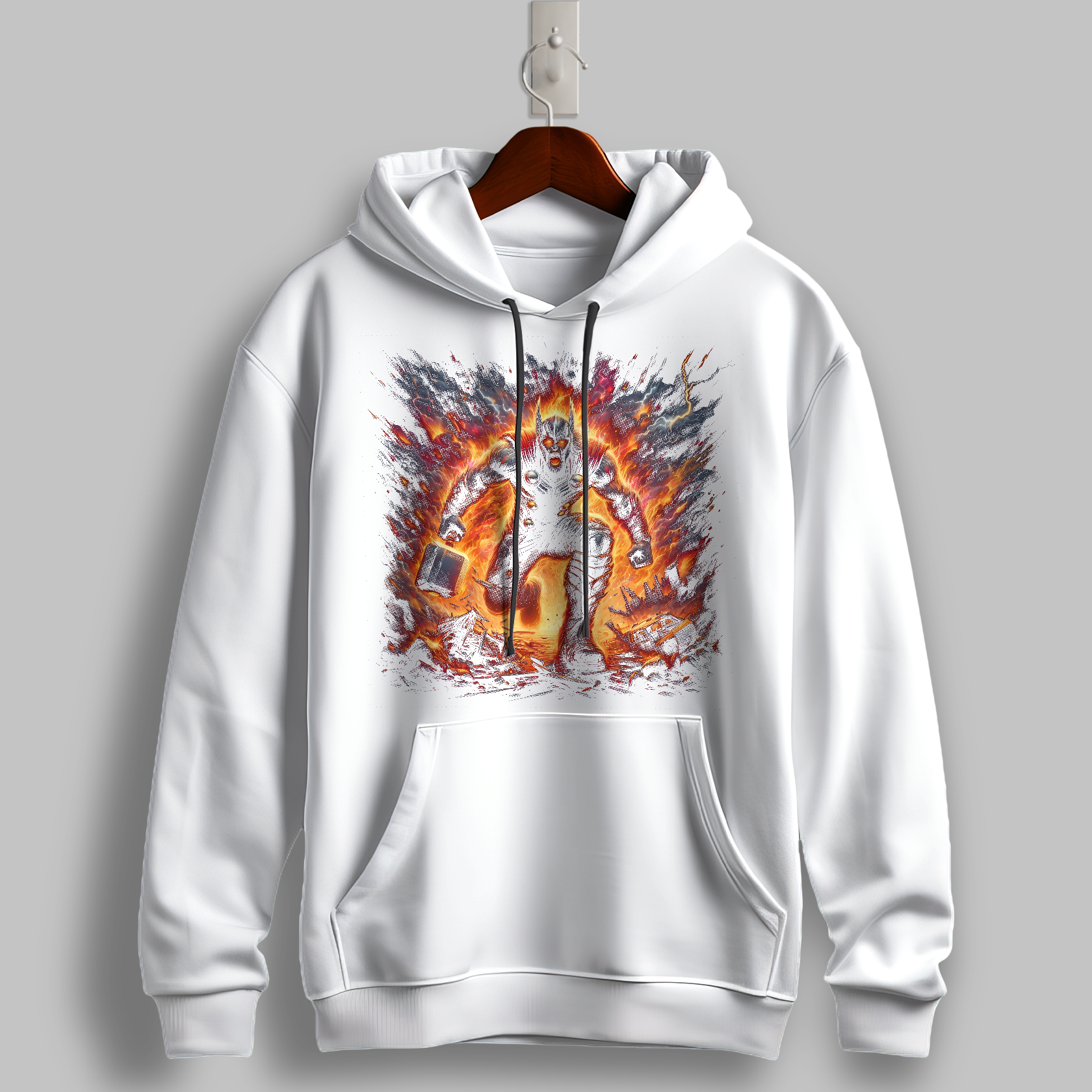 "Infernal Conqueror" Graphic Hoodie