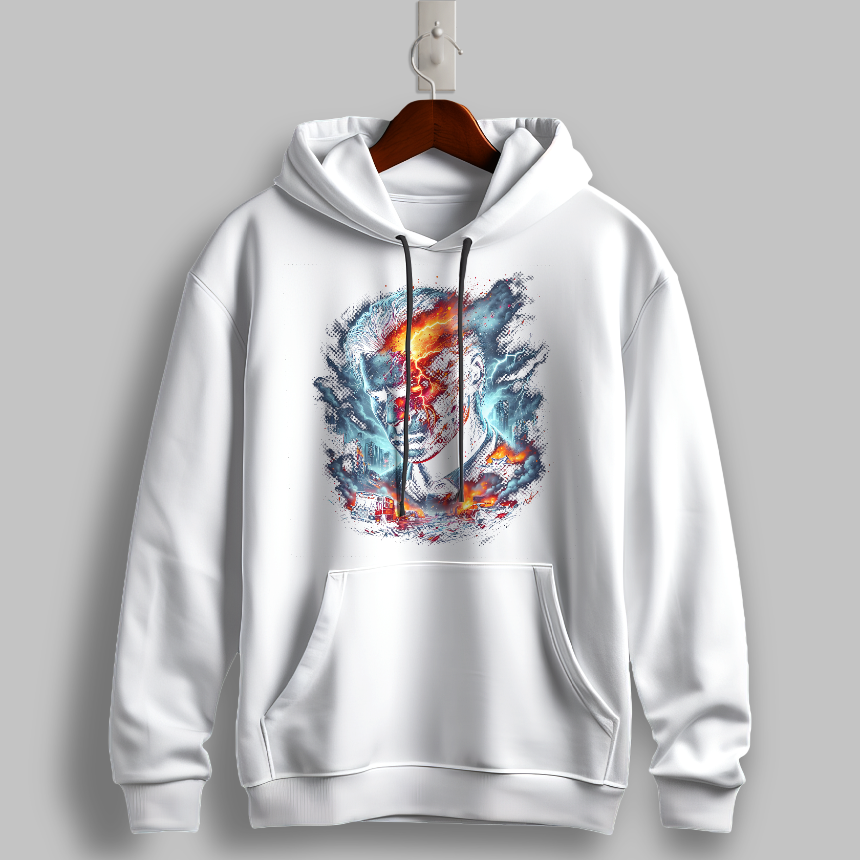 "Eclipse Avenger" Graphic Hoodie