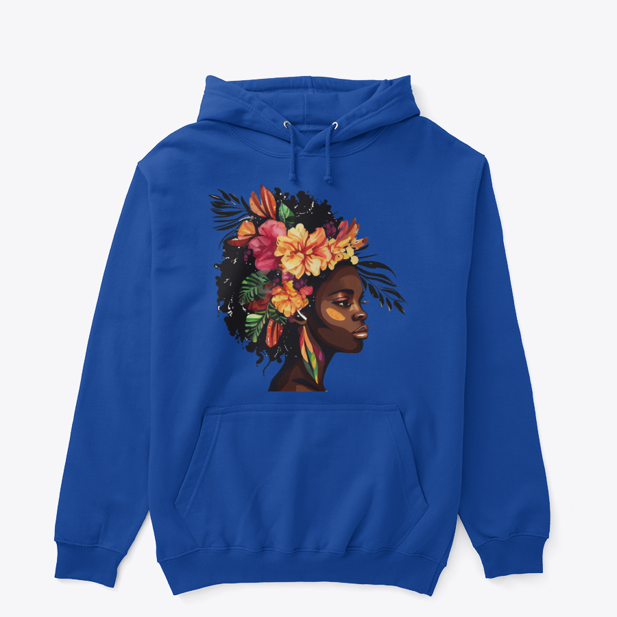 Radiant Bloom Graphic Hoodie