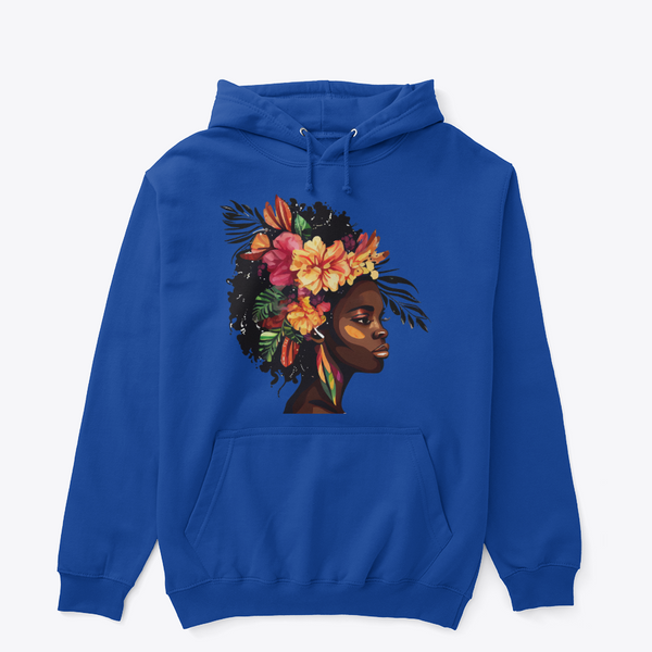 Radiant Bloom Graphic Hoodie