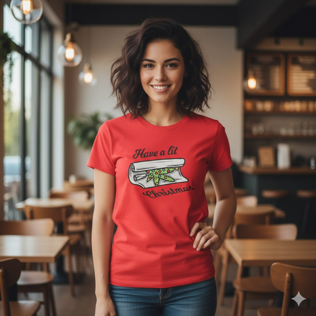 Have a Lit Christmas Rolling Paper T-Shirt
