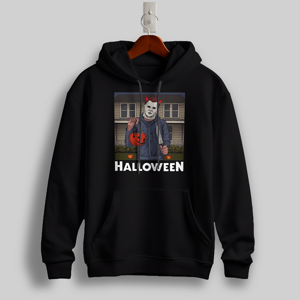 Halloween Masked Devil Graphic Hoodie