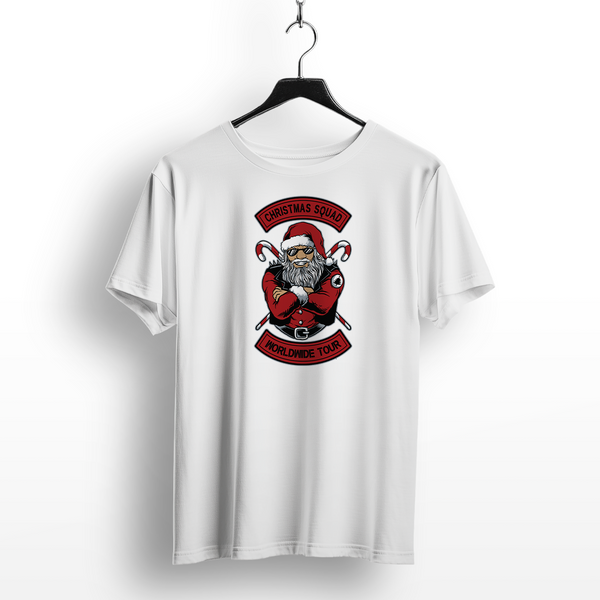 Santa Biker Club Christmas T-Shirt