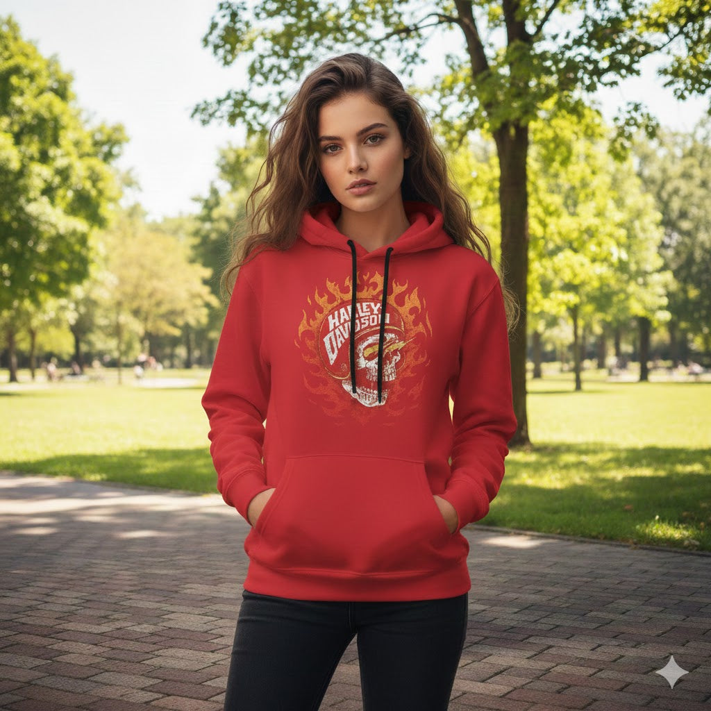 Davidson Skull Hoodie