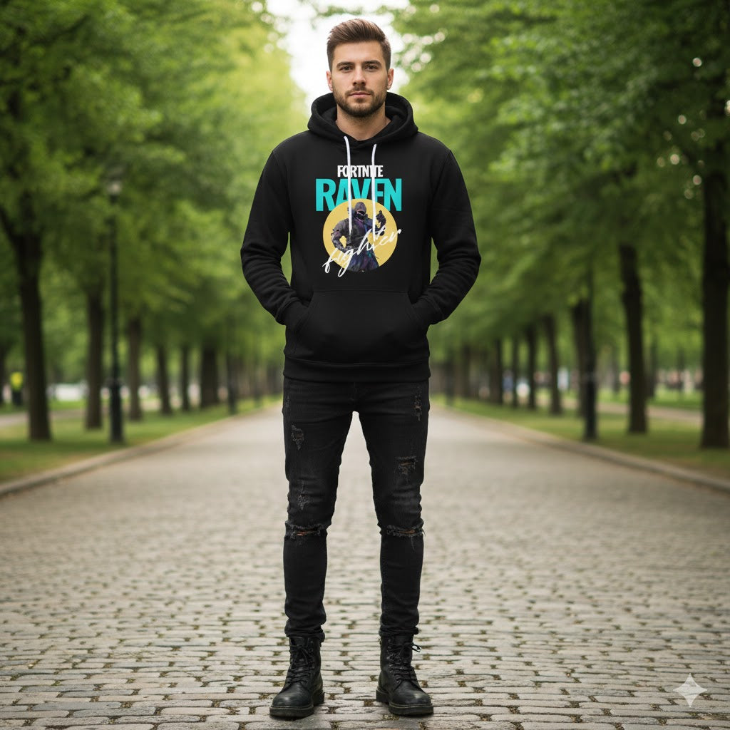 Fortnite Raven Fighter Hoodie