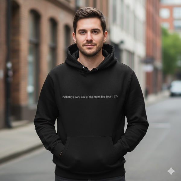 Pink Floyd Dark Side of the Moon Live Tour 1974 Printed Hoodie