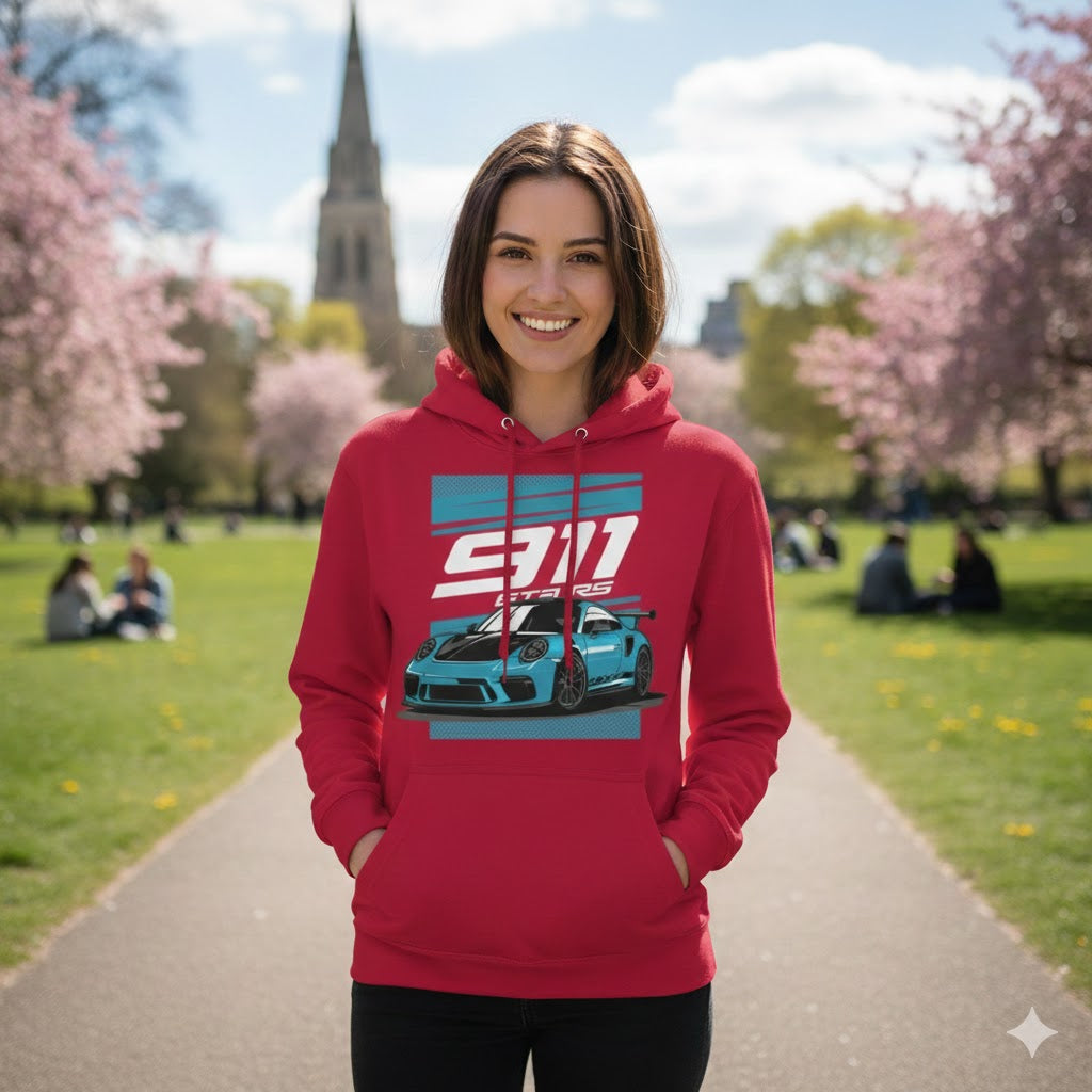 Porsche 911 GT3 RS Racing Black Hoodie