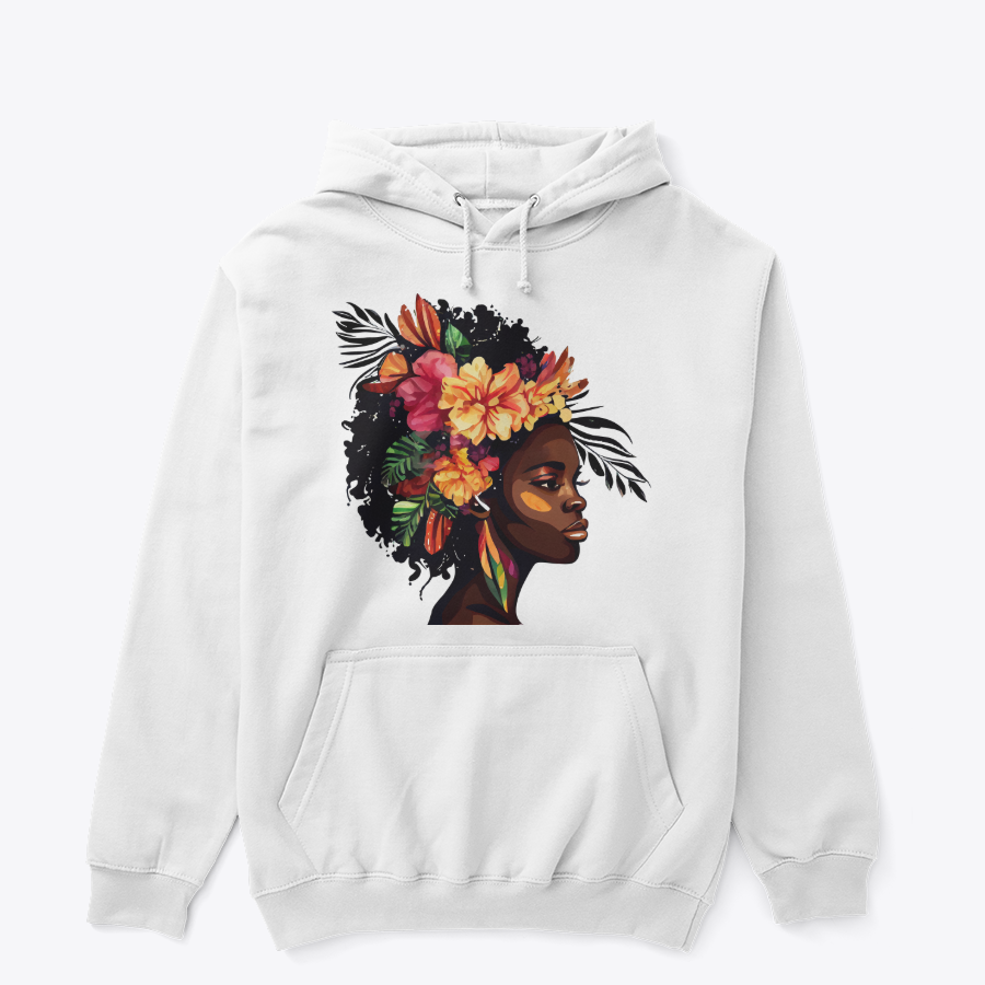 Radiant Bloom Graphic Hoodie