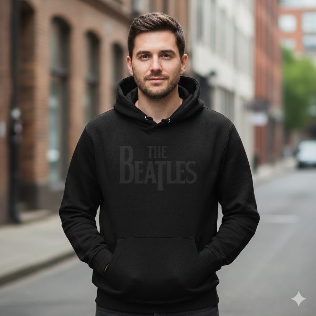 The Beatles Classic Logo White Hoodie