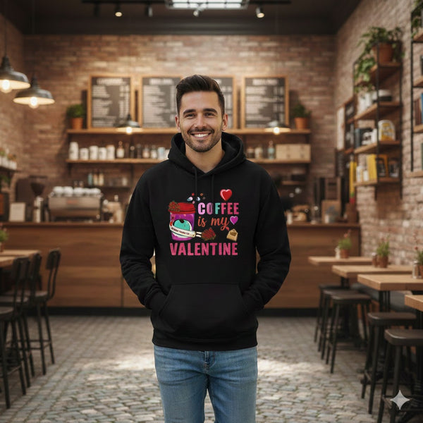 Coffee is my valentine hoodie