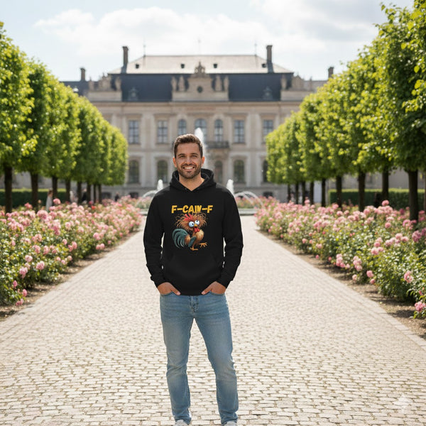 Funny Rooster Hoodie – Humor Parody Design