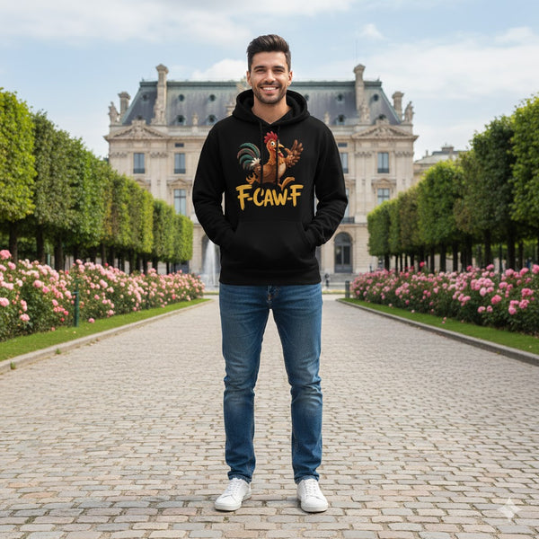 Funny Rooster  Hoodie – Cartoon Humor Design