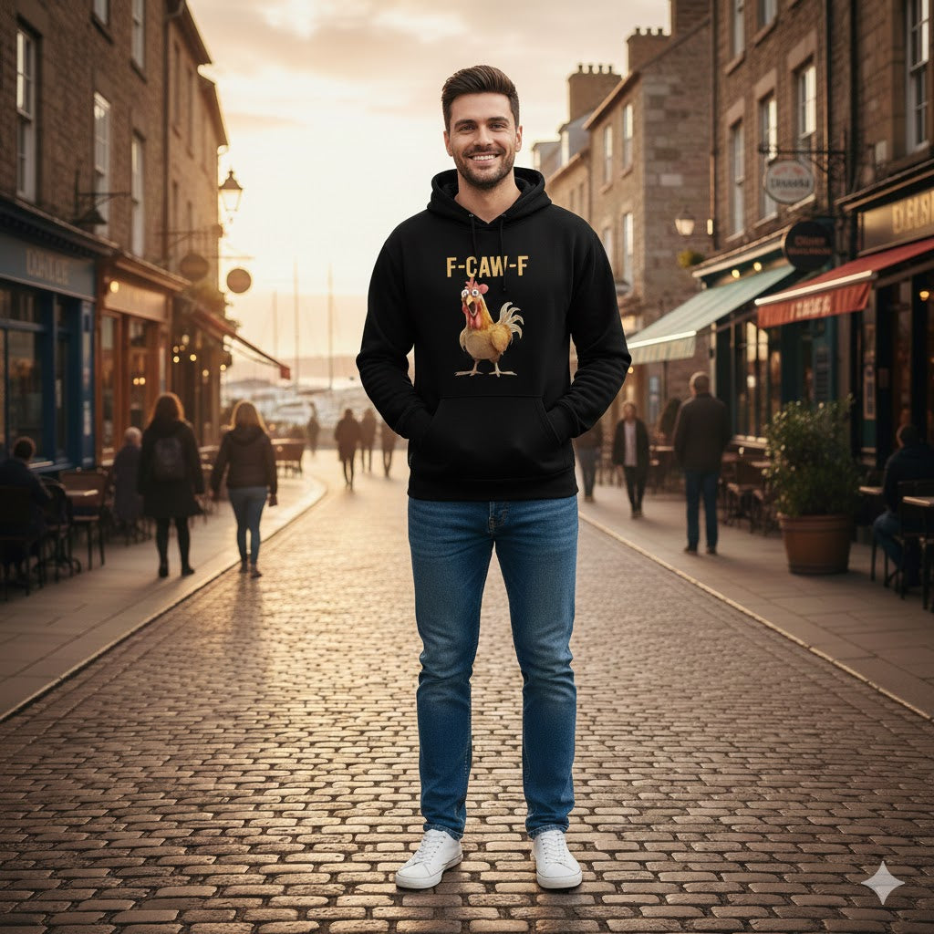 Funny Rooster Hoodie – Cartoon Humor Parody