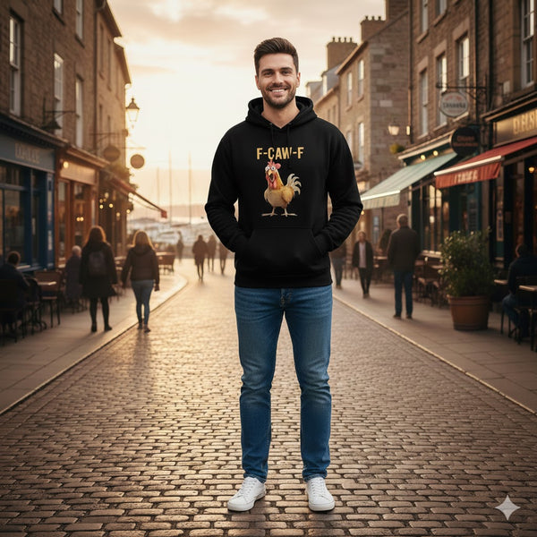 Funny Rooster Hoodie – Cartoon Humor Parody
