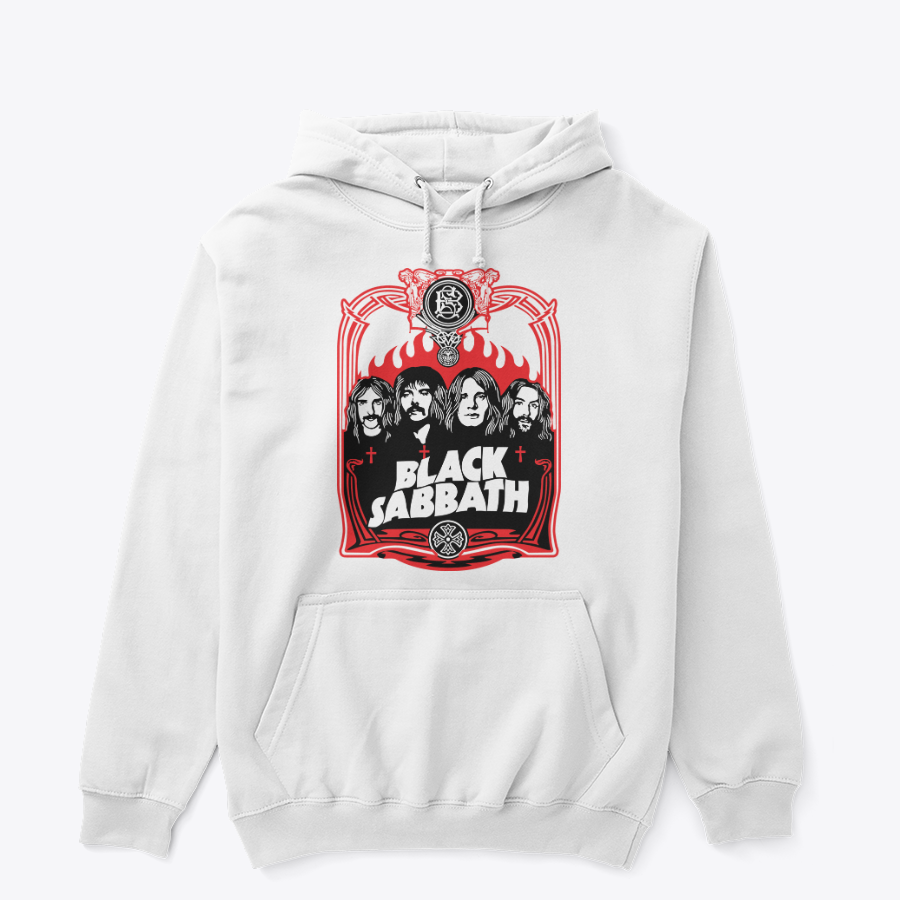 Black Sabbath Premium Unisex Hoodie – Classic Heavy Metal Band Merch