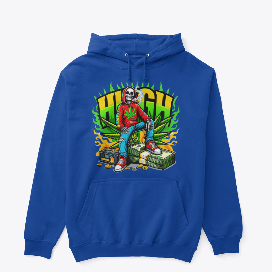 High Life Skull Graphic Hoodie