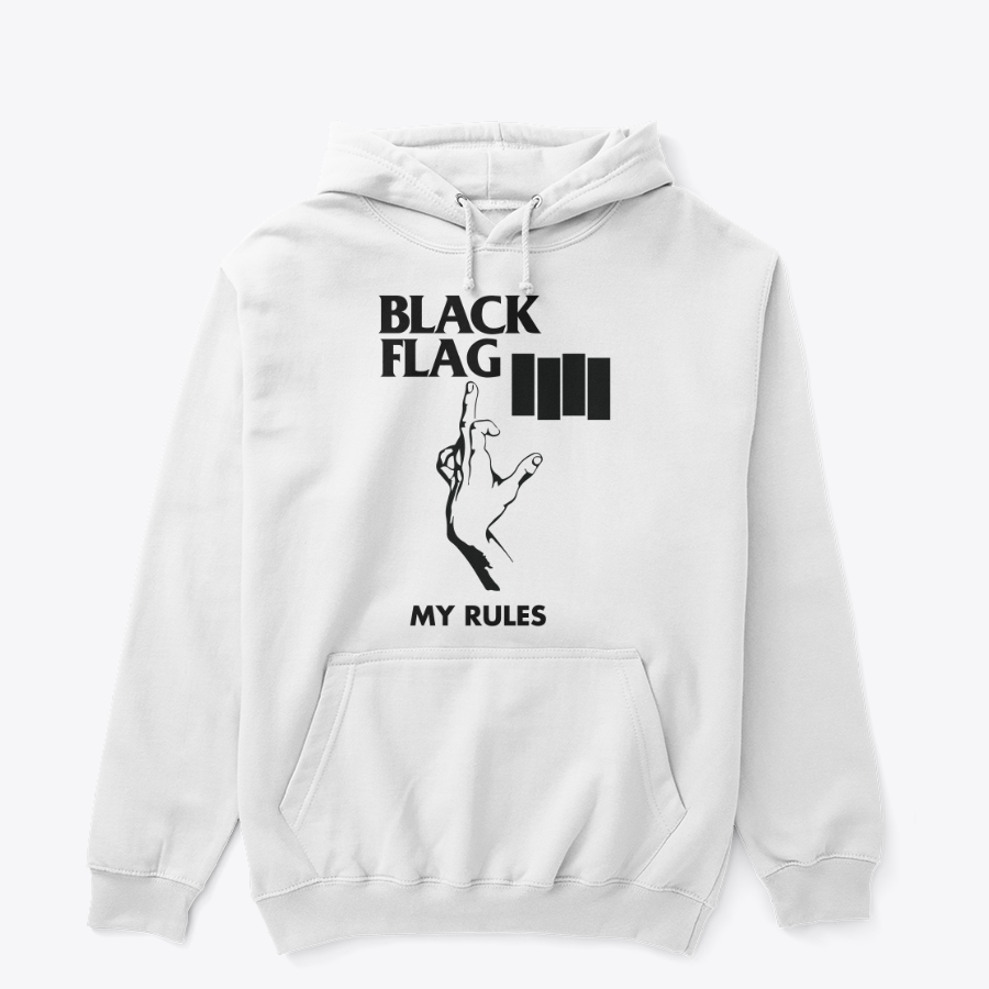 Black Flag  My Rules Hoodie