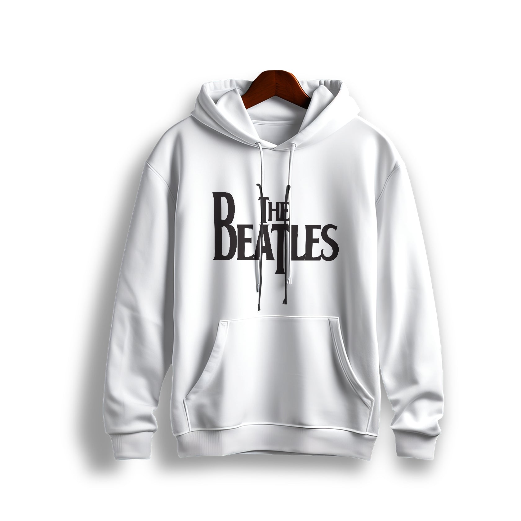 The Beatles Classic Logo White Hoodie