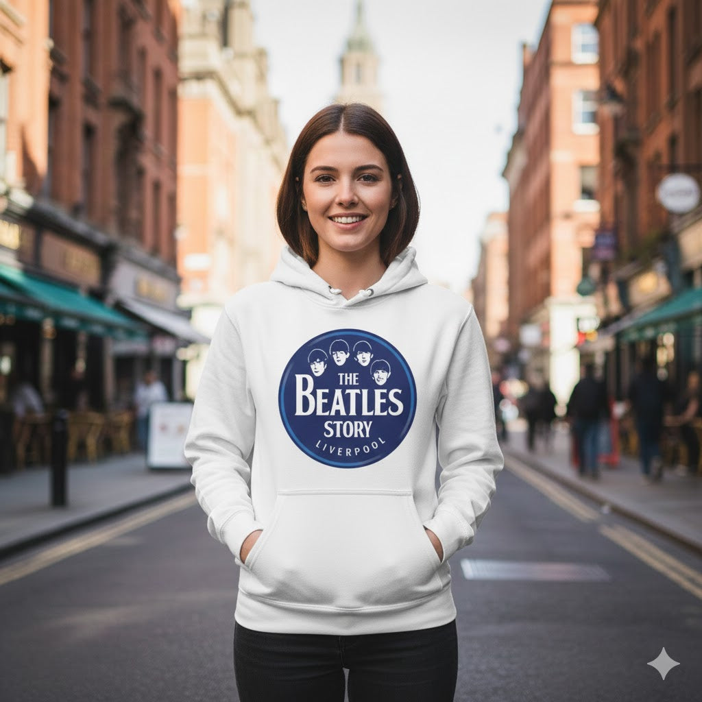 The Beatles Story Liverpool Unisex Black Hoodie