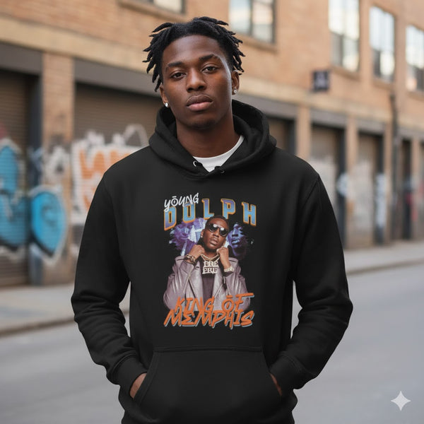Young Dolph King of Memphis Tribute Hoodie