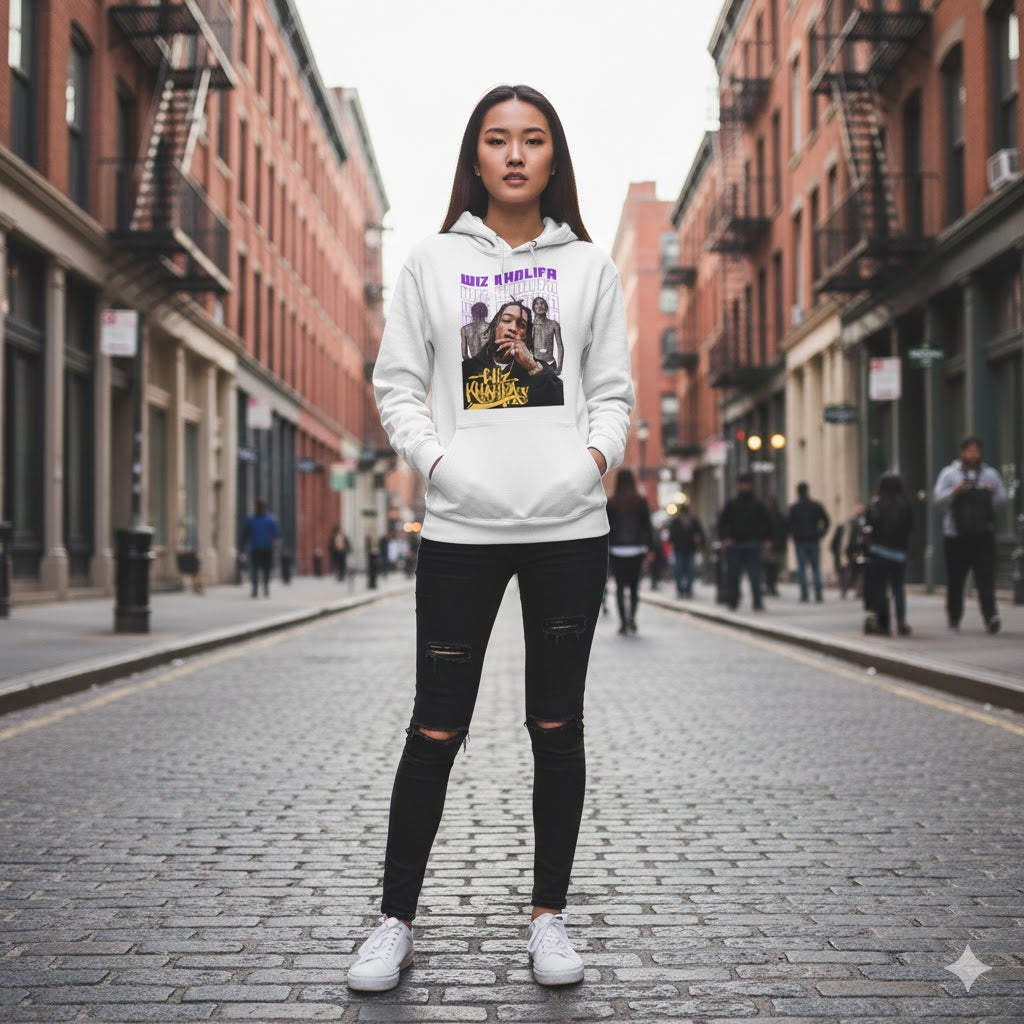 Wiz Khalifa Retro Tribute Hoodie