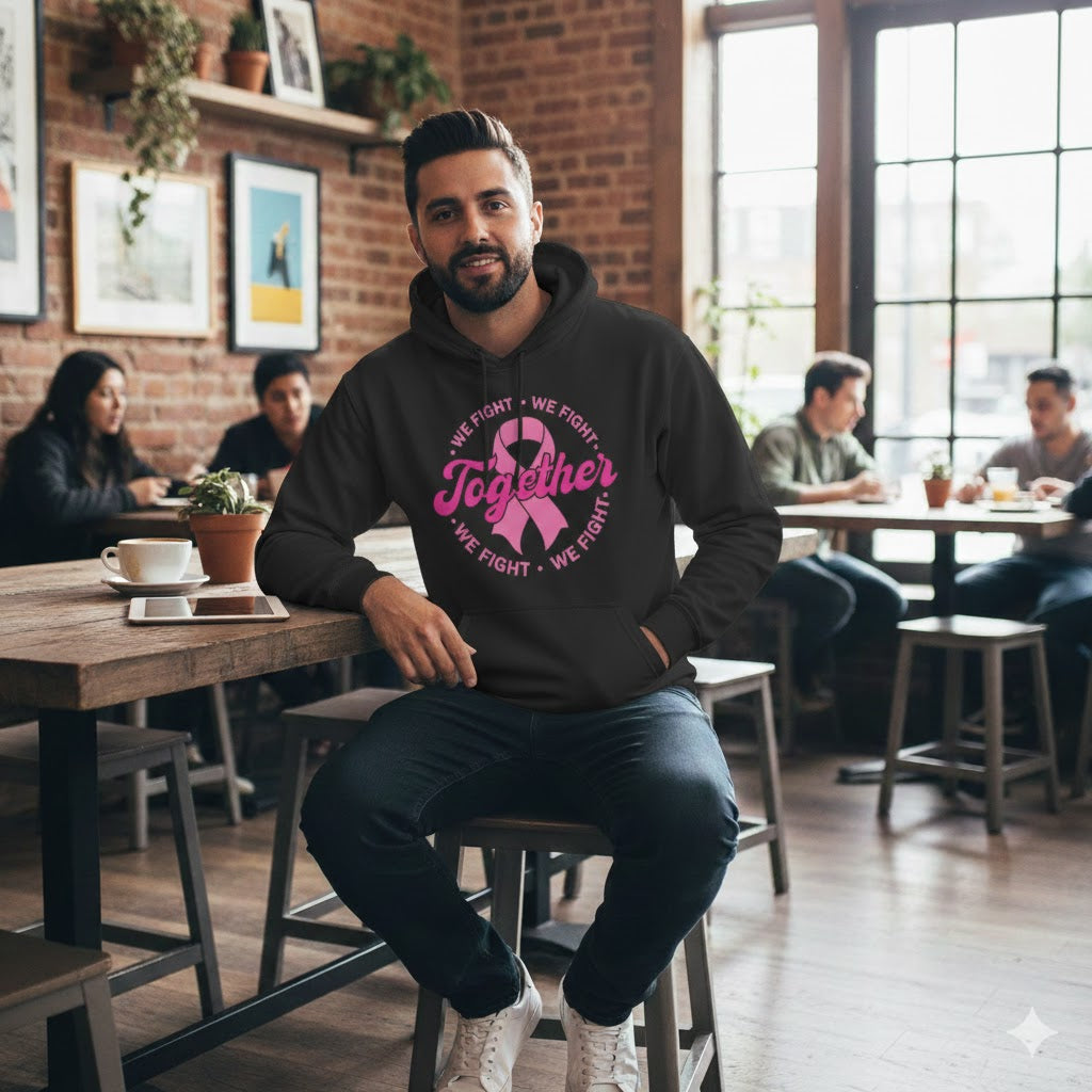 Together We Fight Breast Cancer Awareness Hoodie