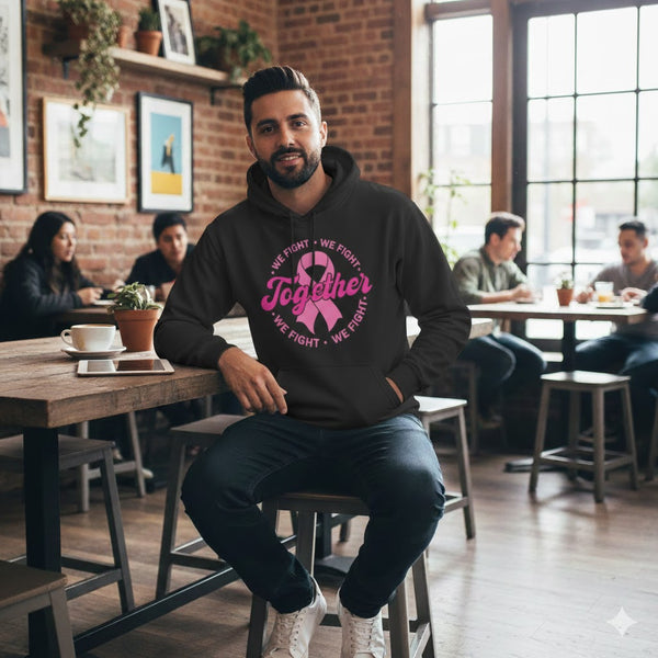 Together We Fight Breast Cancer Awareness Hoodie