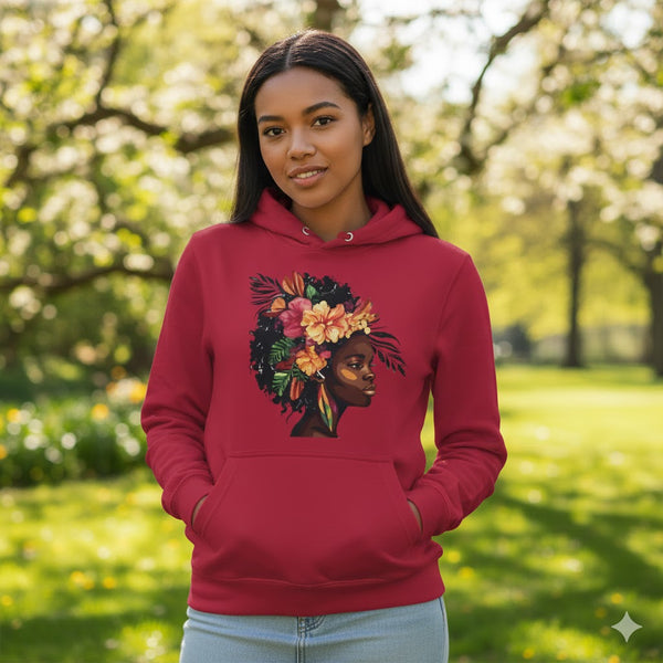 Radiant Bloom Graphic Hoodie