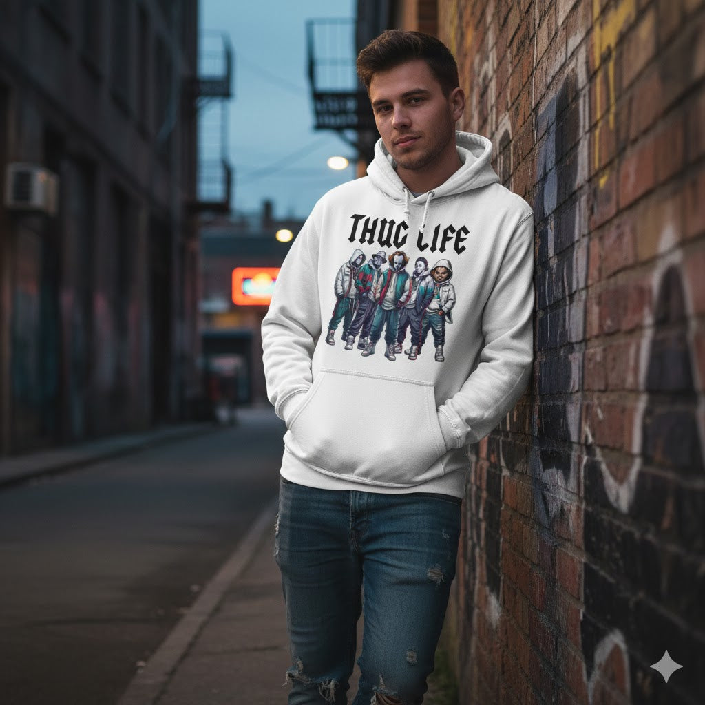 THUG LIFE Graphic Streetwear Hoodie