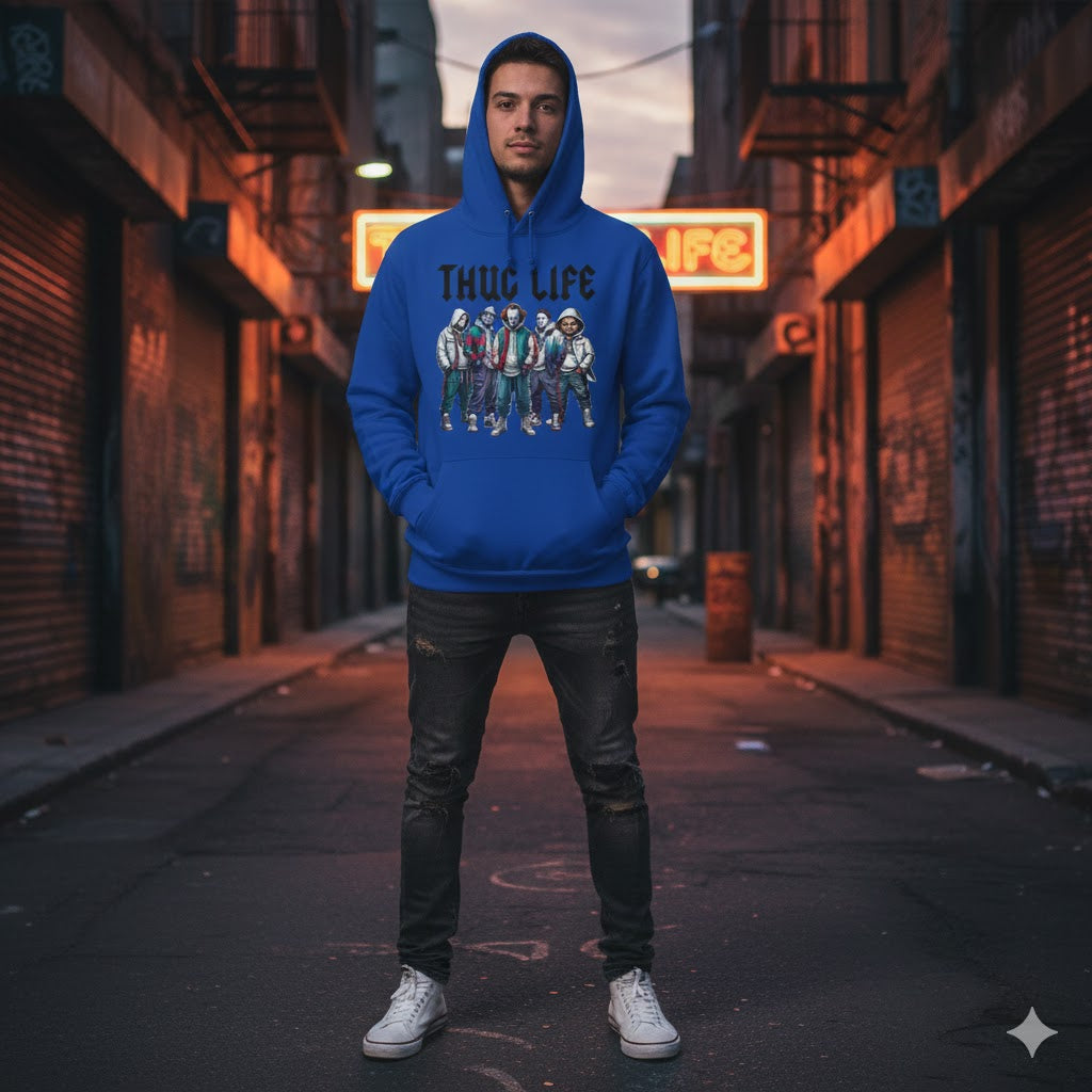 THUG LIFE Graphic Streetwear Hoodie