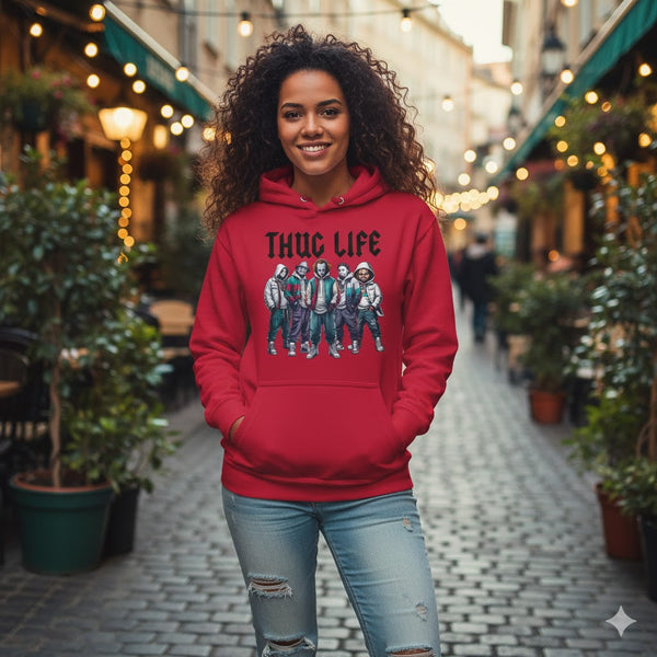 THUG LIFE Graphic Streetwear Hoodie