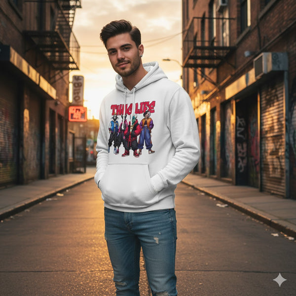 Thug Life Crew Graphic Hoodie