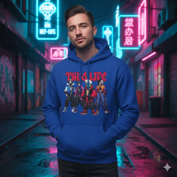 Thug Life Crew Graphic Hoodie