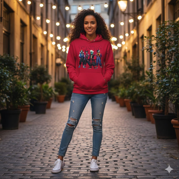 Thug Life Crew Graphic Hoodie