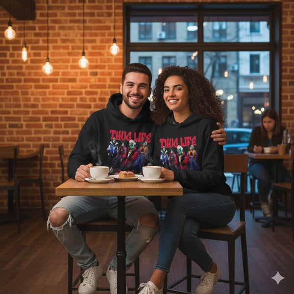 Thug Life Crew Graphic Hoodie