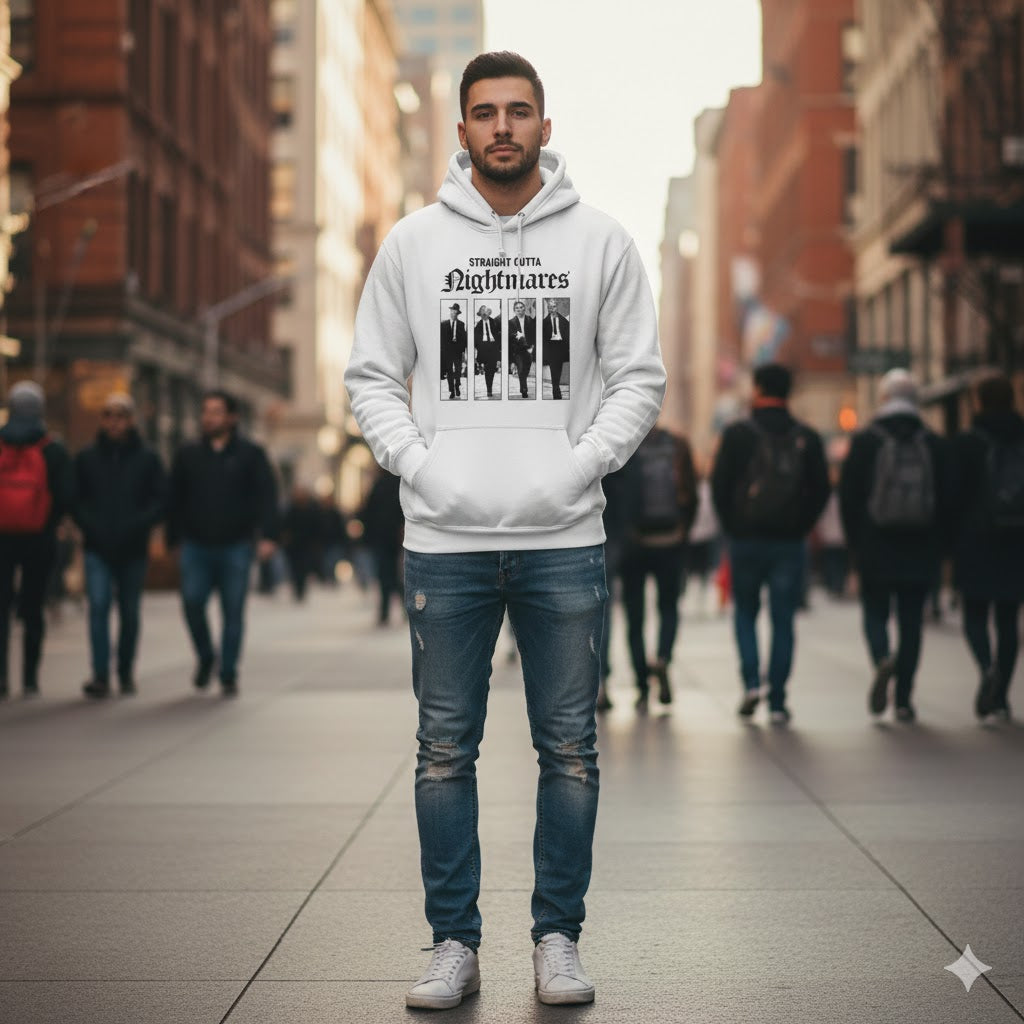 Straight Outta Nightmares Graphic Hoodie