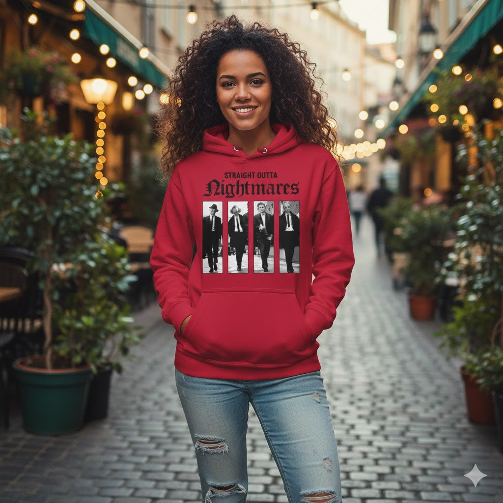 Straight Outta Nightmares Graphic Hoodie