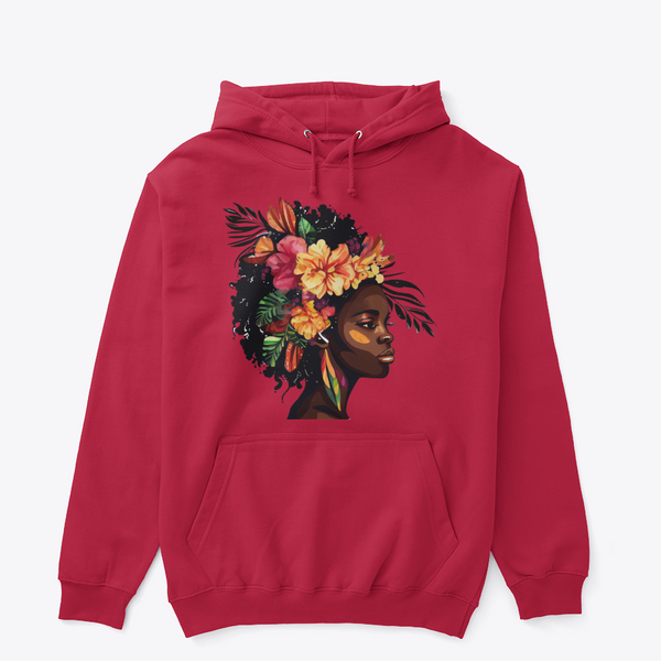 Radiant Bloom Graphic Hoodie