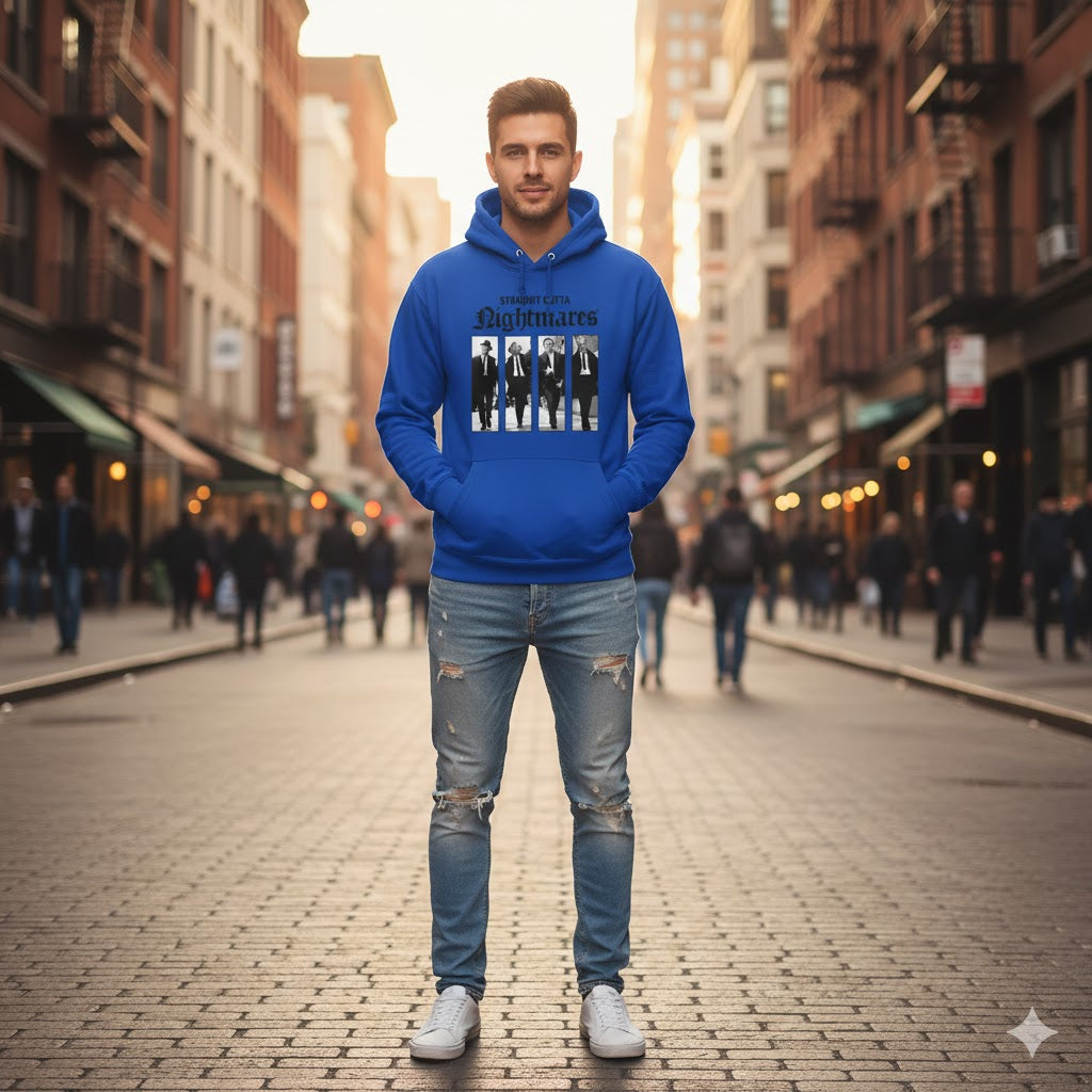 Straight Outta Nightmares Graphic Hoodie