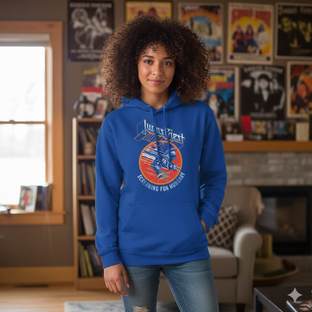 Judas Priest Screaming For Hungary Hoodie