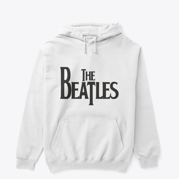 The Beatles Classic Logo White Hoodie