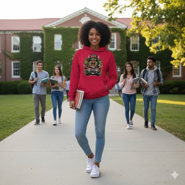 DOPE Street Queen Graphic Hoodie – Premium Unisex Hoodie