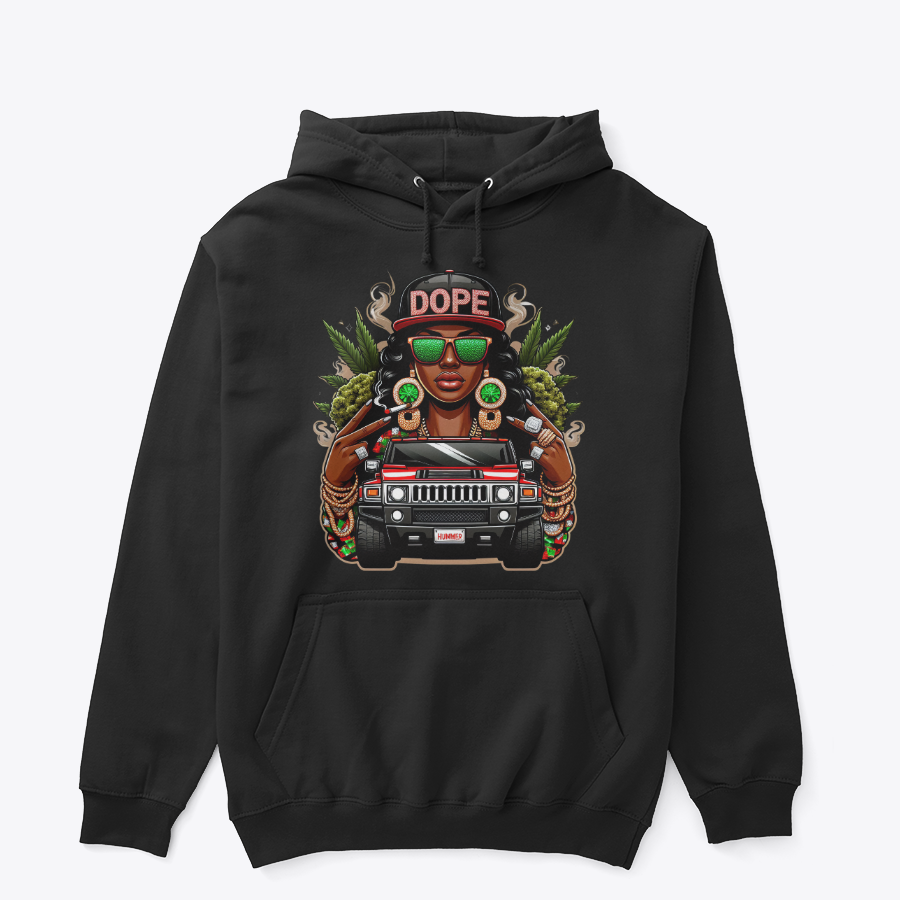 DOPE Street Queen Graphic Hoodie – Premium Unisex Hoodie