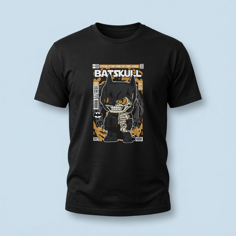 Batskull Comic Book Graphic Tee