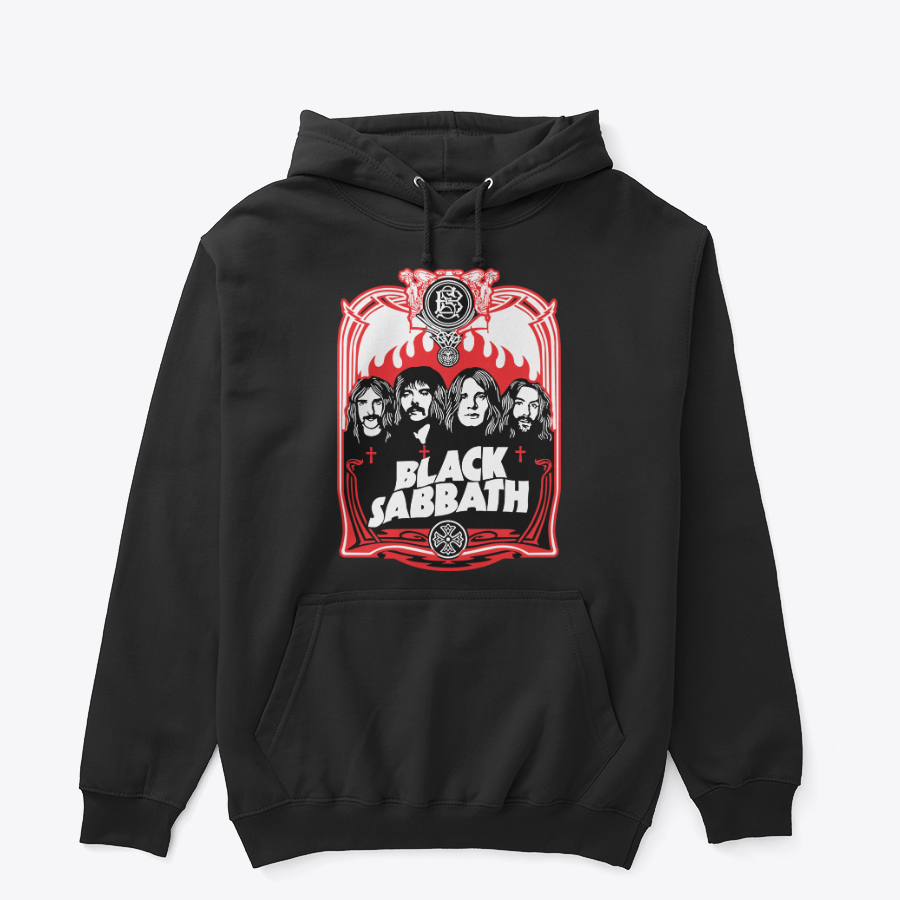 Black Sabbath Premium Unisex Hoodie – Classic Heavy Metal Band Merch