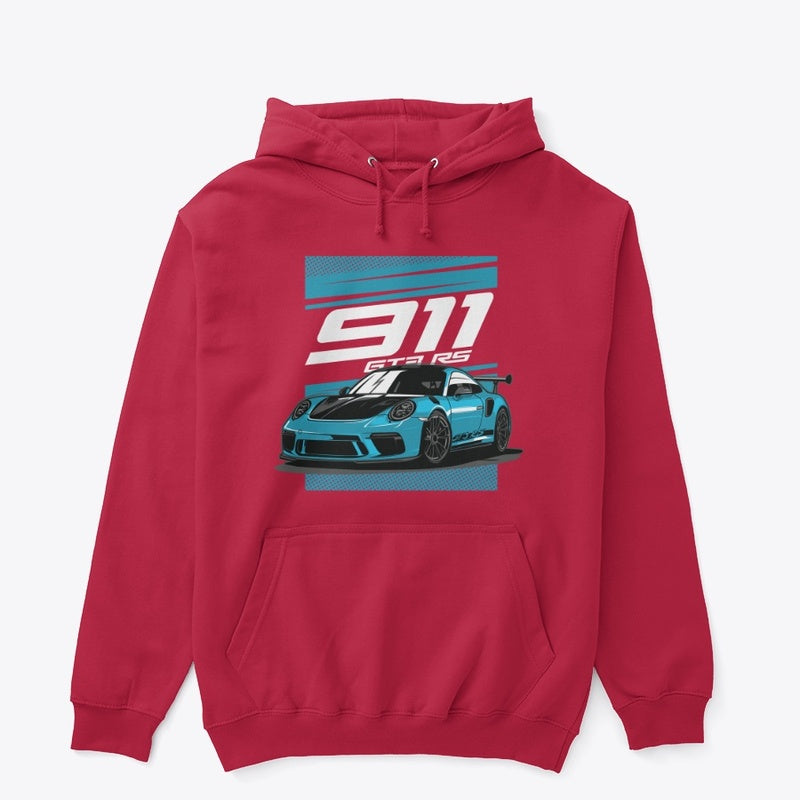 Porsche 911 GT3 RS Racing Black Hoodie