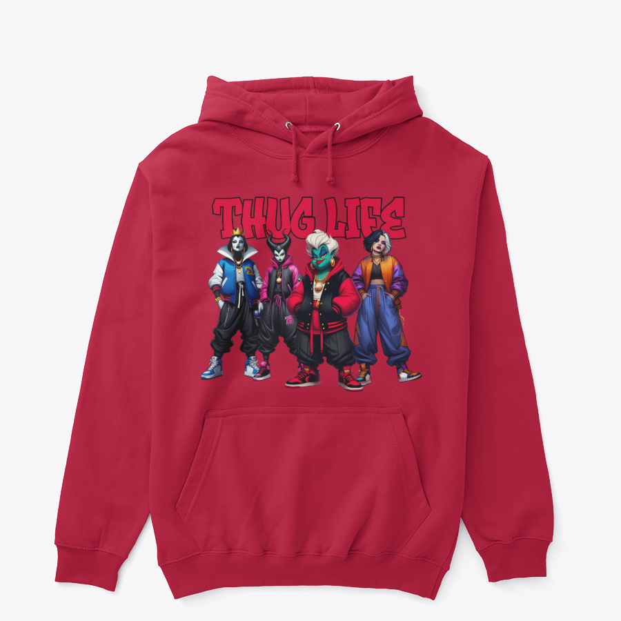 Thug Life Crew Graphic Hoodie