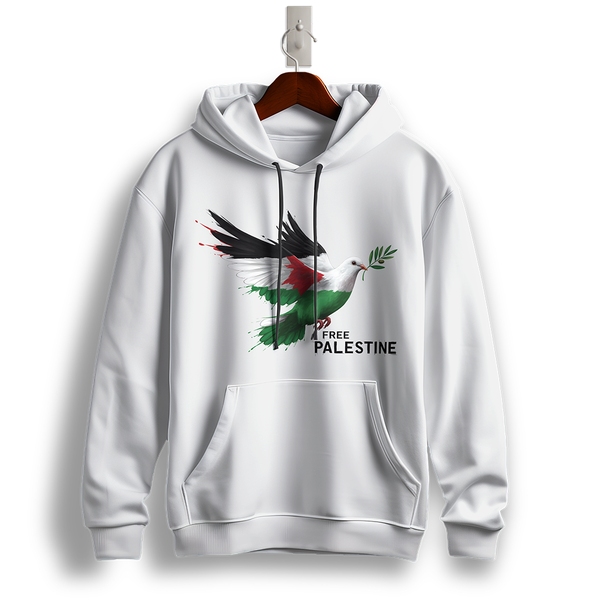 Free Palestine Dove of Peace Hoodie